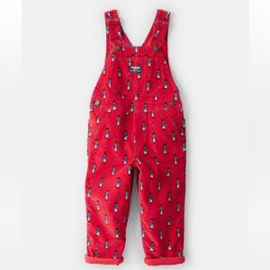 NWT Oshkosh Nutcracker Corduroy Overalls Size 3T